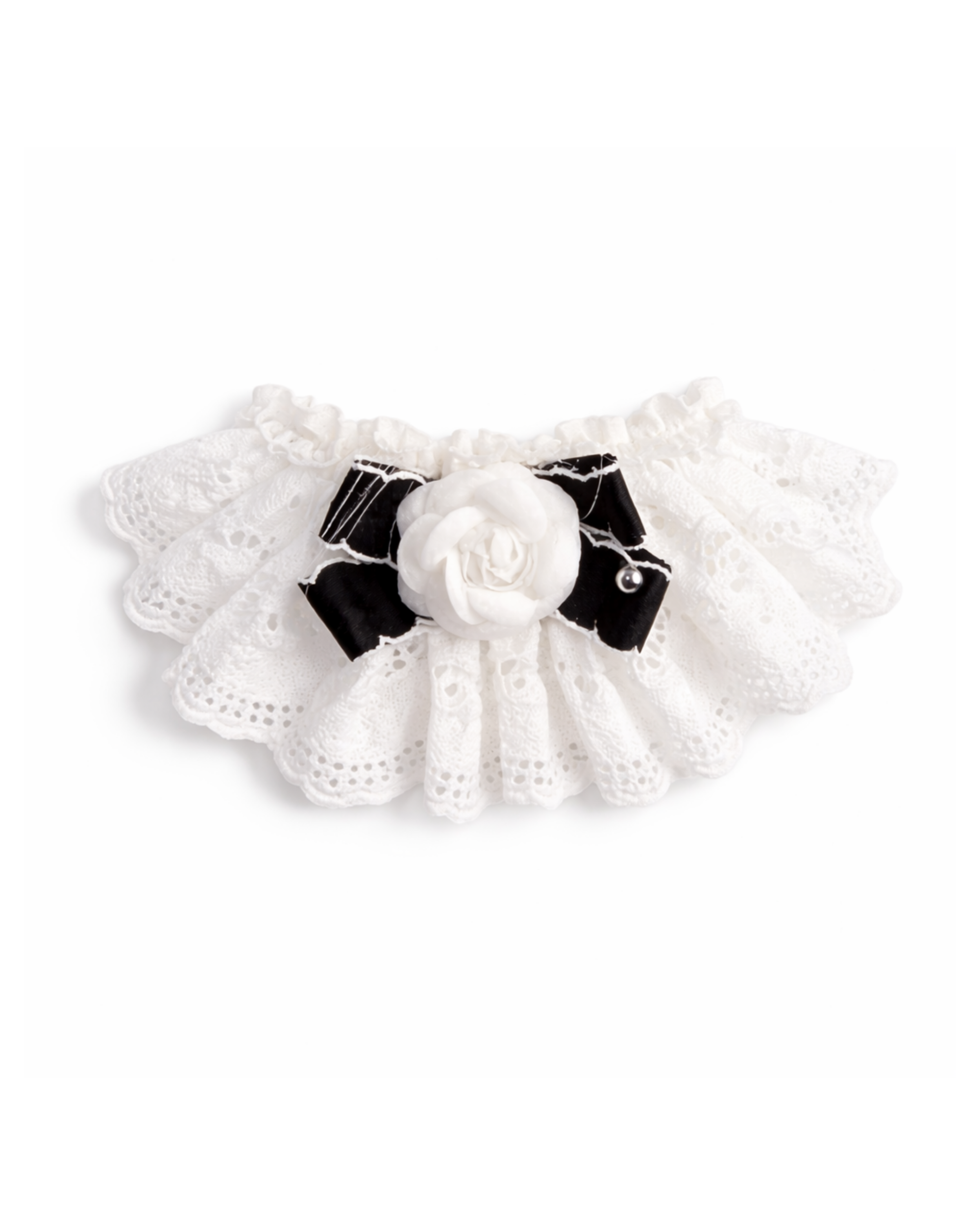 Leila Lace Bow Bib