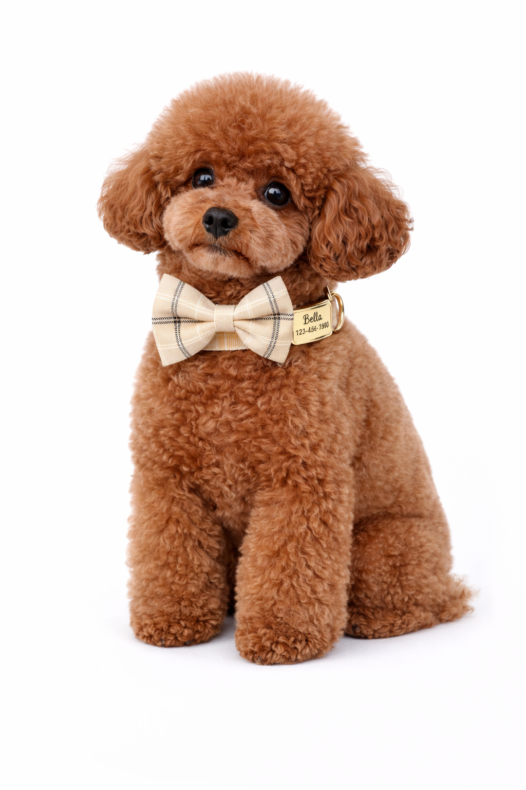 Classic Bow Nameplate Collar